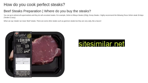 steakovercooked.com alternative sites