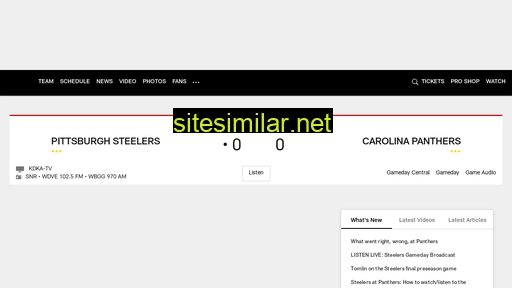 steelers.com alternative sites