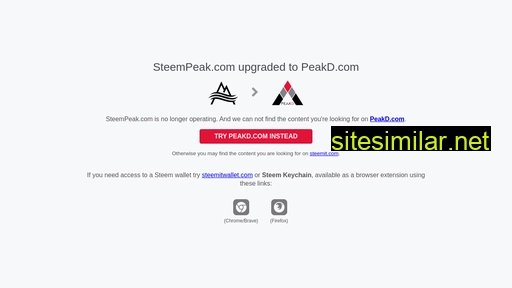 steempeak.com alternative sites
