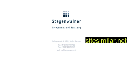 stegenwalner.com alternative sites