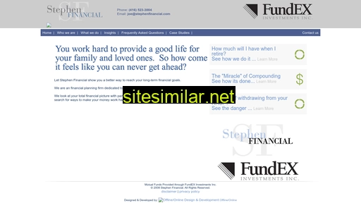 Stephenfinancial similar sites