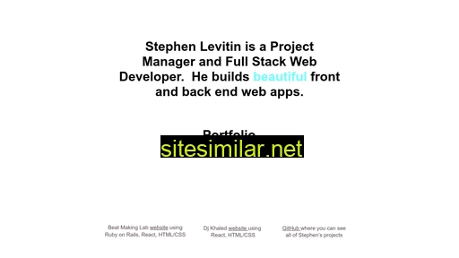 stephenlevitin.com alternative sites