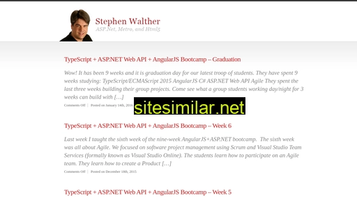 Stephenwalther similar sites