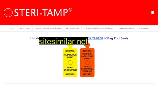 Steri-tamp similar sites