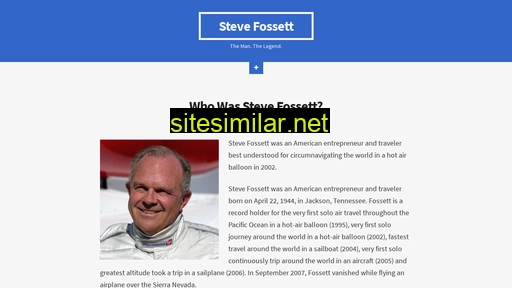 Stevefossett similar sites