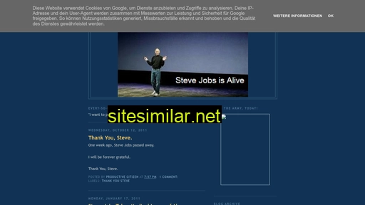 stevejobsisalive.com alternative sites