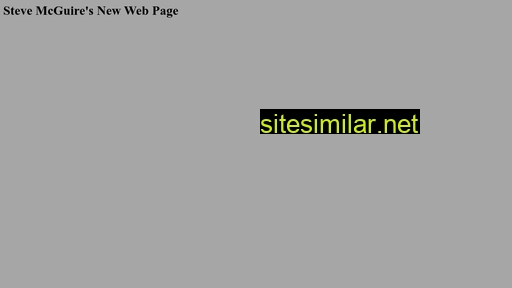 Stevemcg similar sites