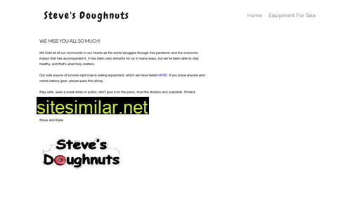stevesdoughnuts.com alternative sites