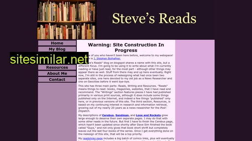 stevesreads.com alternative sites