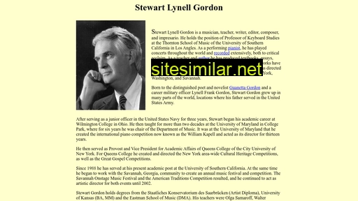 Stewartgordon similar sites