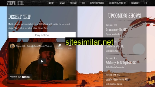 Stevehillmusic similar sites