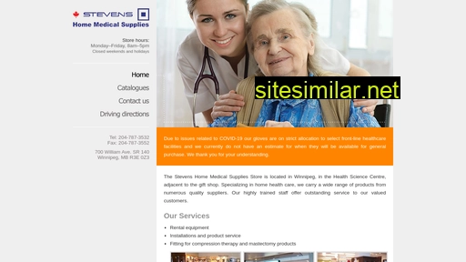 stevenshomemedical.com alternative sites