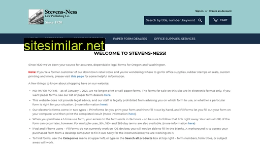 stevensness.com alternative sites