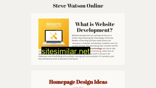 stevewatsononline.com alternative sites