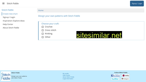 stitchfiddle.com alternative sites
