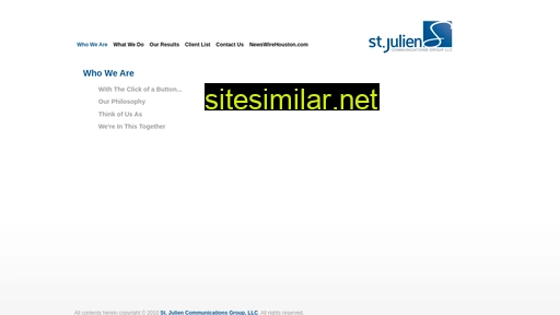 stjuliencg.com alternative sites
