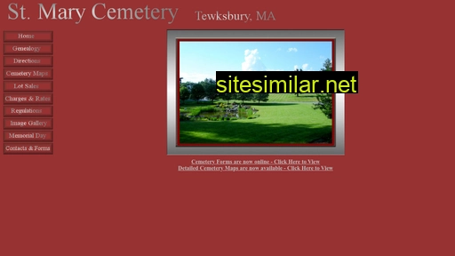 stmarycemetery.com alternative sites