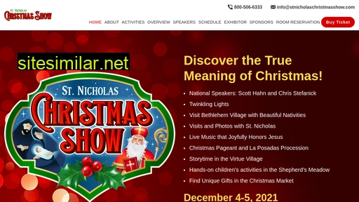 stnicholaschristmasshow.com alternative sites