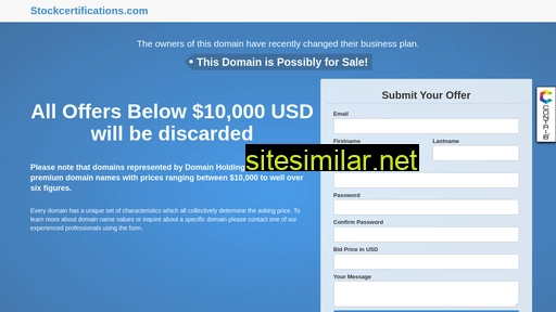 stockcertifications.com alternative sites