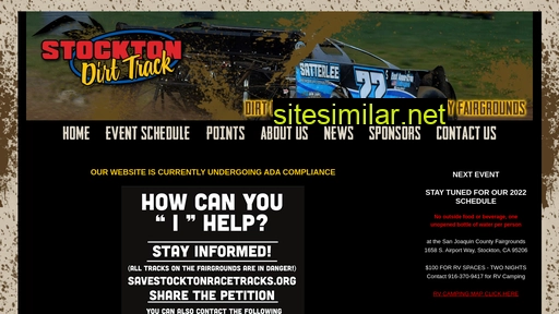 stocktondirttrack.com alternative sites