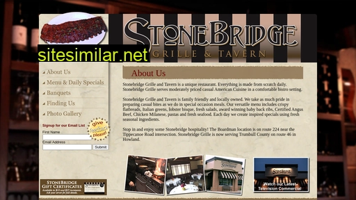 stonebridgegrille.com alternative sites