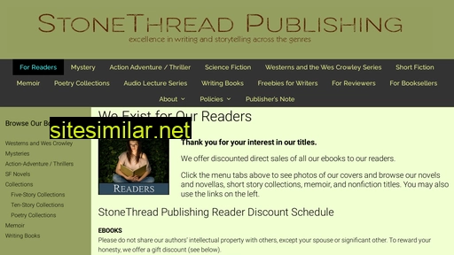 stonethreadpublishing.com alternative sites