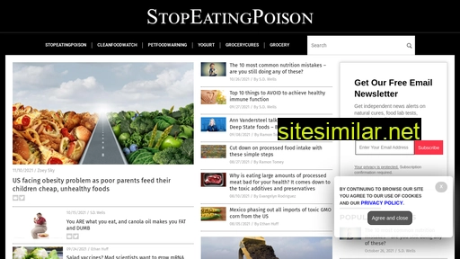 stopeatingpoison.com alternative sites