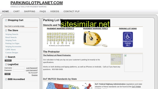 store.parkinglotplanet.com alternative sites