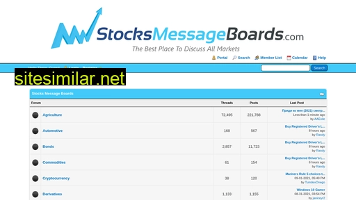 stocksmessageboards.com alternative sites