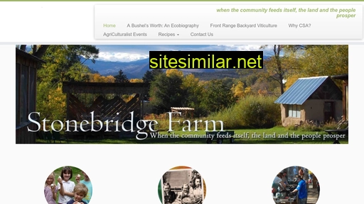 stonebridgefarmcsa.com alternative sites