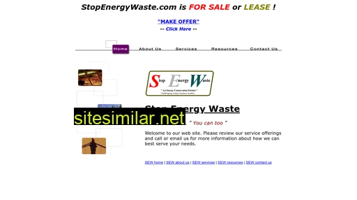 stopenergywaste.com alternative sites