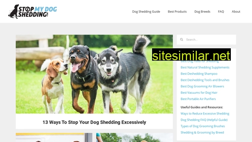 stopmydogshedding.com alternative sites
