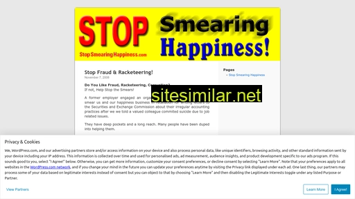 Stopsmearinghappiness similar sites