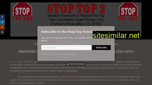Stoptop2 similar sites