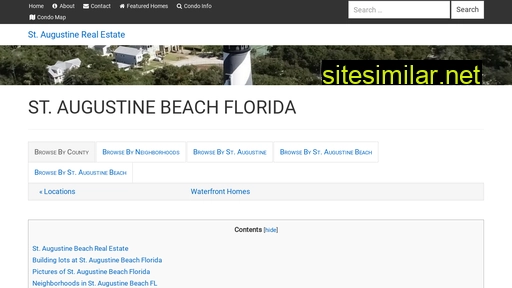 st-augustine-beach.com alternative sites