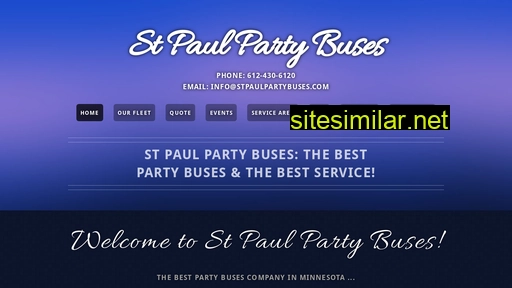 stpaulpartybuses.com alternative sites