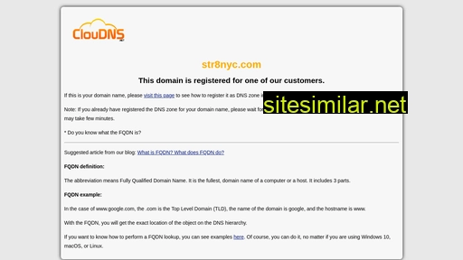 Str8nyc similar sites