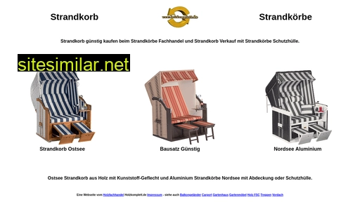 strandkorb-strandkoerbe.com alternative sites