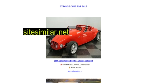 strange-cars.com alternative sites