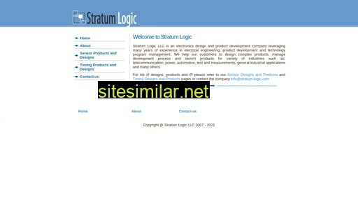Stratum-logic similar sites