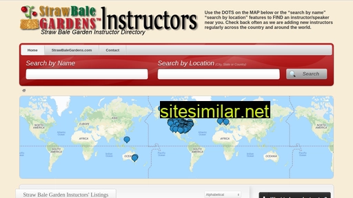 strawbalegardeninstructors.com alternative sites