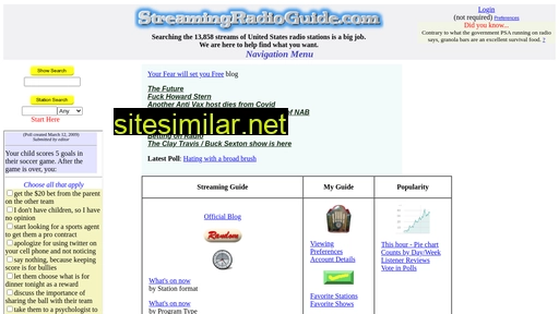 streamingradioguide.com alternative sites