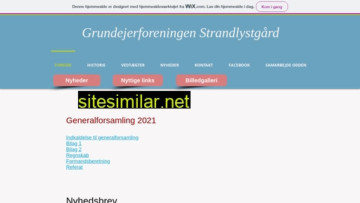 strandlystgaard.wixsite.com alternative sites