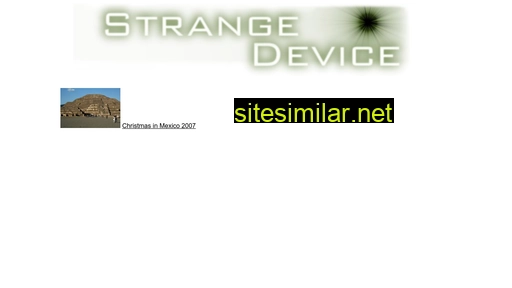strangedevice.com alternative sites