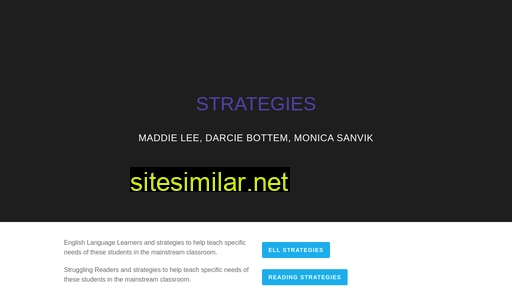 strategiesforspecialinterventions.weebly.com alternative sites