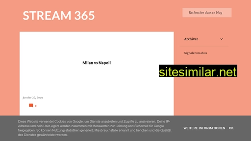 Stream-365 similar sites