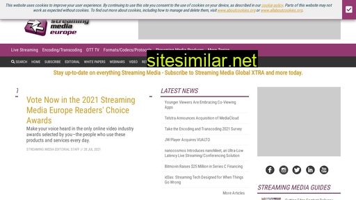 streamingmediaglobal.com alternative sites