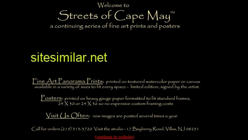 Streetsofcapemay similar sites