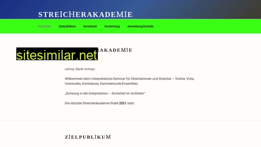 streicherakademie.com alternative sites