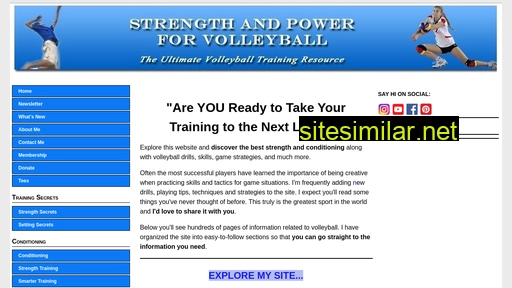 strength-and-power-for-volleyball.com alternative sites